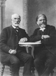Cato Guldberg y Peter Waage